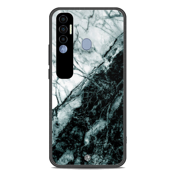 Marble Series Soft Phone Case - Premium Glass Case - Design 6 - Tecno Spark 7 Pro