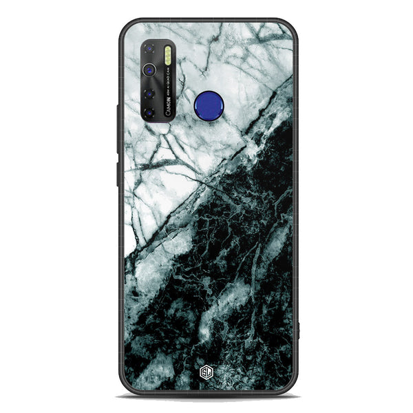 Marble Series Soft Phone Case - Premium Glass Case - Design 6 - Tecno Spark 5 pro