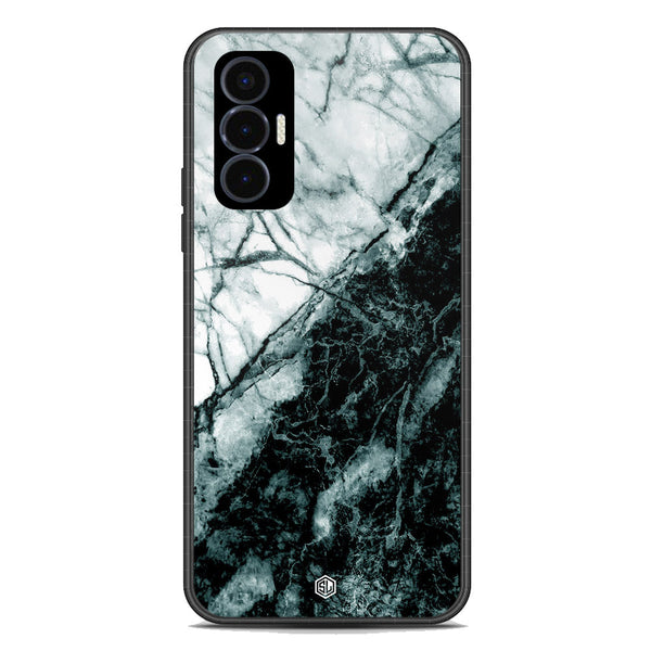 Marble Series Soft Phone Case - Premium Glass Case - Design 6 - Tecno Pova 3