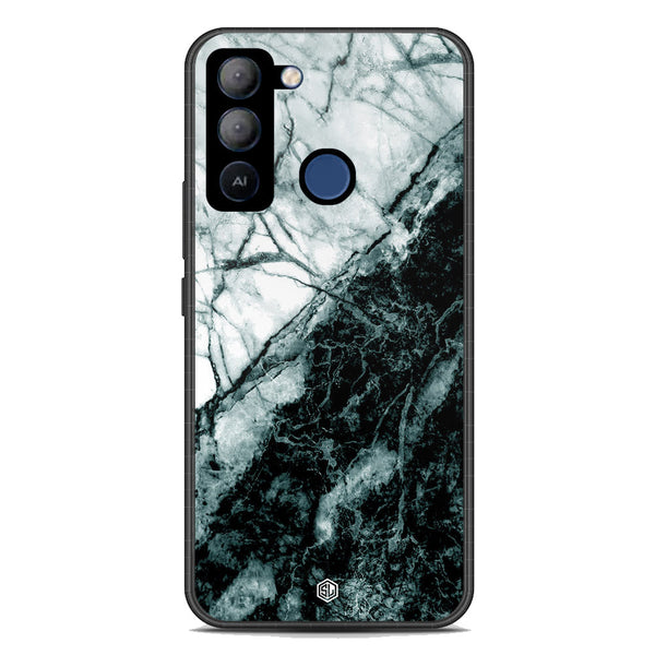 Marble Series Soft Phone Case - Premium Glass Case - Design 6 - Tecno Pop 5 LTE