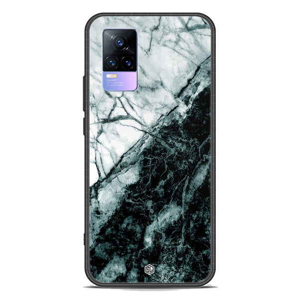 Marble Series Soft Phone Case - Premium Glass Case - Design 6 - Vivo Y73
