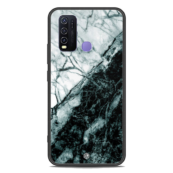 Marble Series Soft Phone Case - Premium Glass Case - Design 6 - Vivo Y50