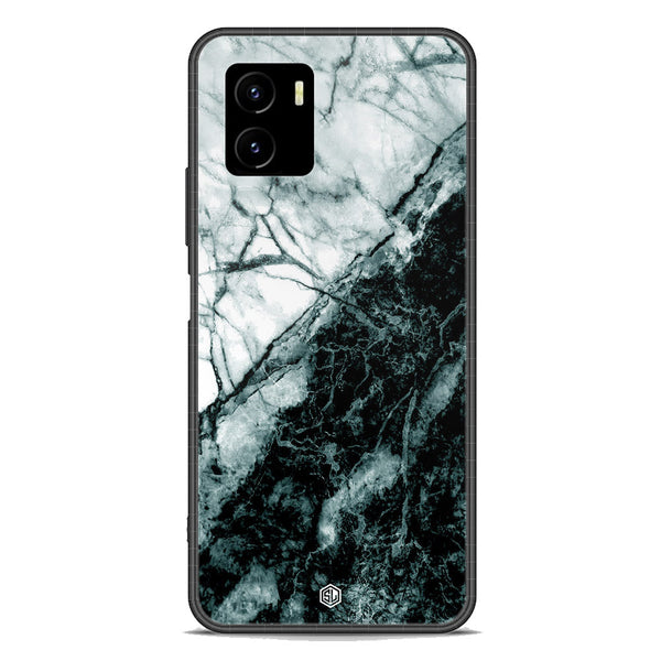 Marble Series Soft Phone Case - Premium Glass Case - Design 6 - Vivo Y15a