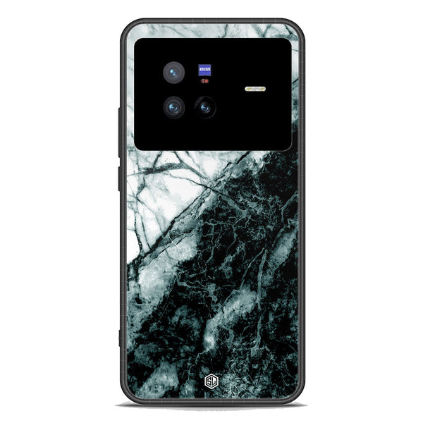Marble Series Soft Phone Case - Premium Glass Case - Design 6 - Vivo X80
