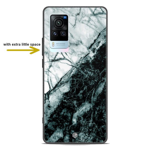 Marble Series Soft Phone Case - Premium Glass Case - Design 6 - Vivo X60