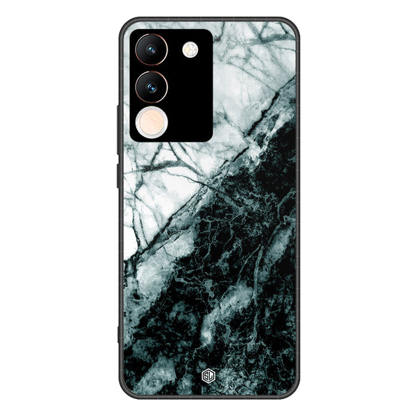 Marble Series Soft Phone Case - Premium Glass Case - Design 6 - Vivo V29e