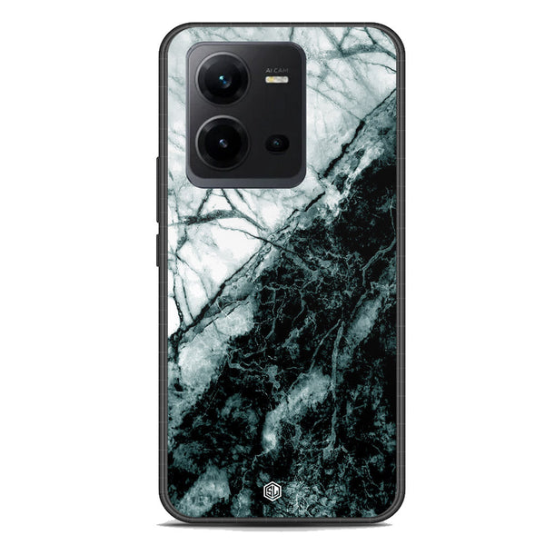 Marble Series Soft Phone Case - Premium Glass Case - Design 6 - Vivo V25e