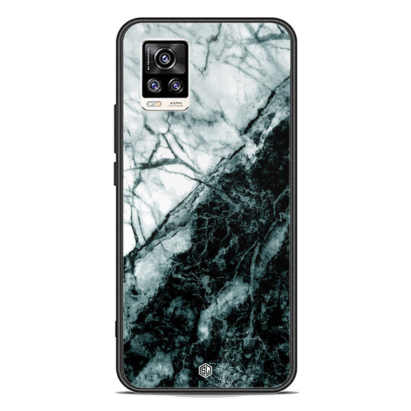 Marble Series Soft Phone Case - Premium Glass Case - Design 6 - Vivo V20