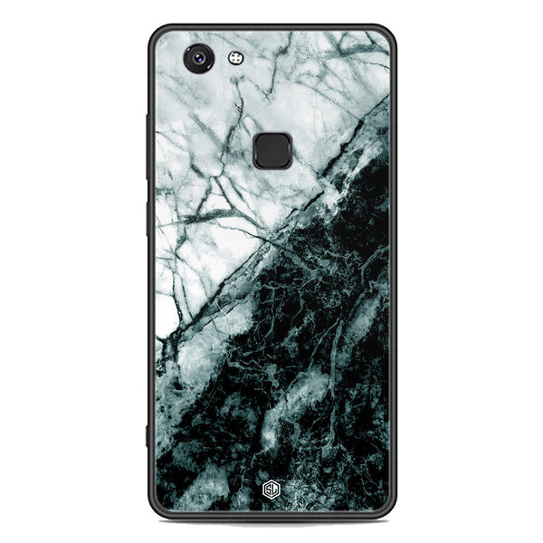 Marble Series Soft Phone Case - Premium Glass Case - Design 6 - Vivo V7