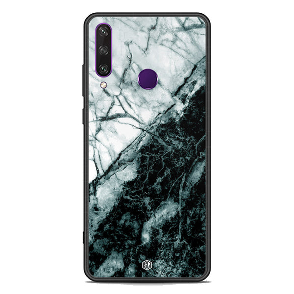 Marble Series Soft Phone Case - Premium Glass Case - Design 6 - Huawei Y6p