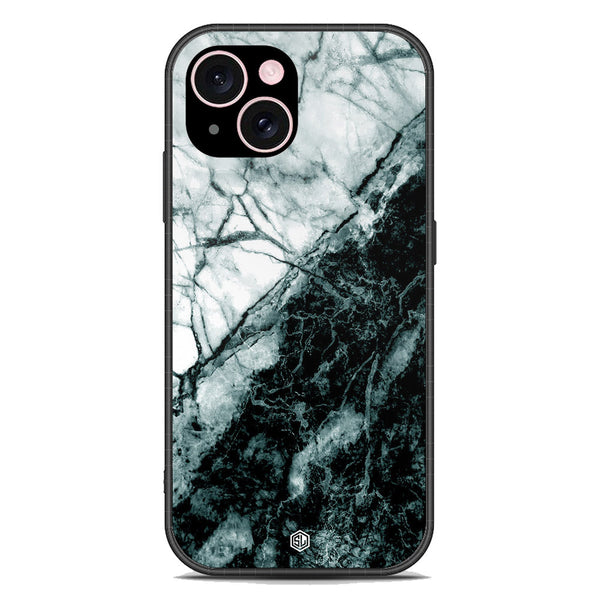 Marble Series Soft Phone Case - Premium Glass Case - Design 6 - iPhone 15