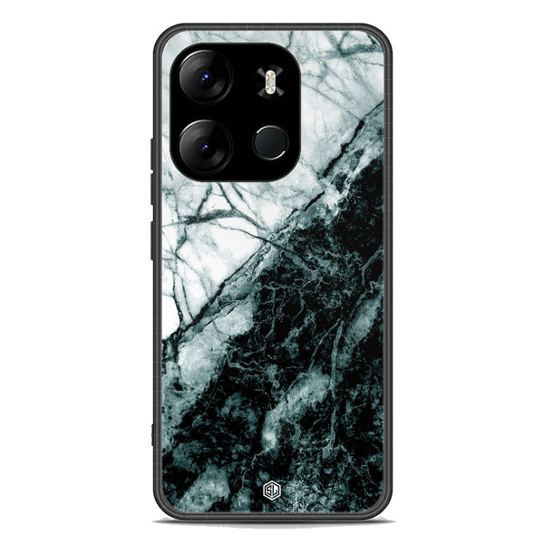 Marble Series Soft Phone Case - Premium Glass Case - Design 6 - Infinix Smart 7