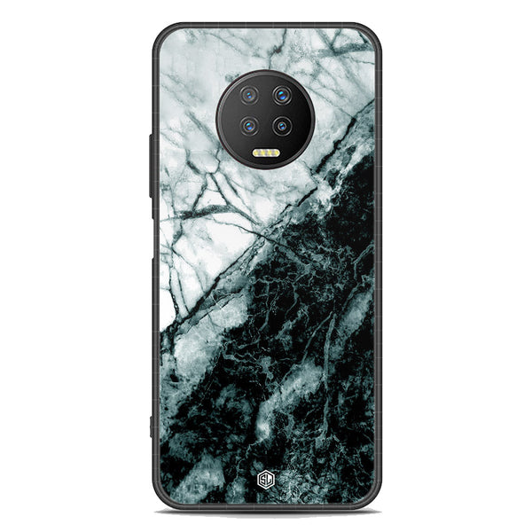 Marble Series Soft Phone Case - Premium Glass Case - Design 6 - Infinix Note 7