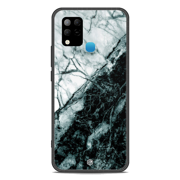 Marble Series Soft Phone Case - Premium Glass Case - Design 6 - Infinix Hot 10S