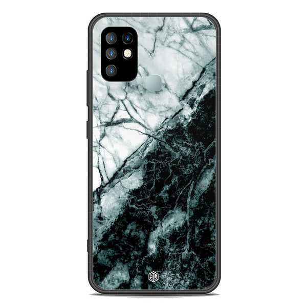 Marble Series Soft Phone Case - Premium Glass Case - Design 6 - Infinix Hot 10