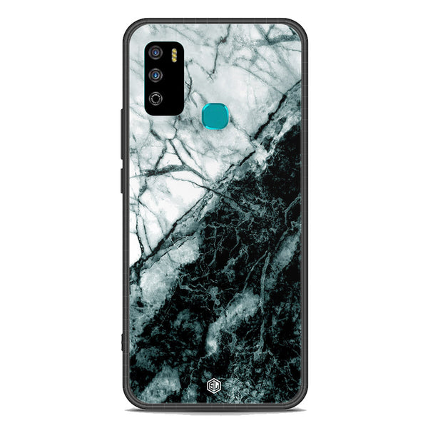 Marble Series Soft Phone Case - Premium Glass Case - Design 6 - Infinix Hot 9 Play