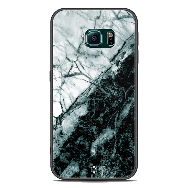 Marble Series Soft Phone Case - Acrylic Case - Design 6 - - Samsung Galaxy S6 Edge