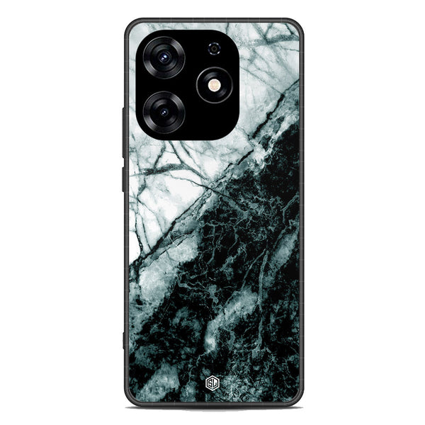 Marble Series Soft Phone Case - Metal Case - Design 6 - Tecno Spark 10 Pro