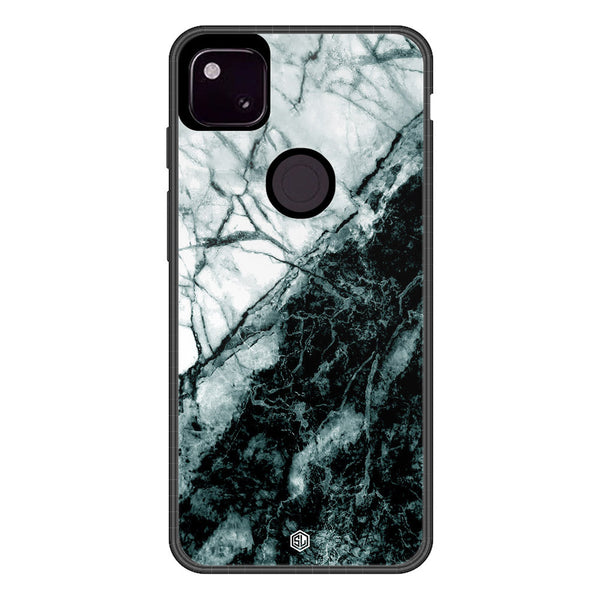 Marble Series Soft Phone Case - Metal Case - Design 6 - Google Pixel 4a