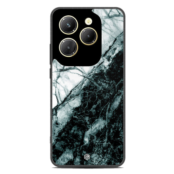 Marble Series Soft Phone Case - Premium Glass Case - Design 6 - Infinix Hot 40 Pro
