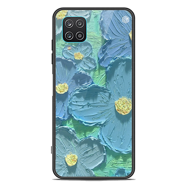 Floral Series Soft Phone Case - Premium Glass Case - Design 1 - Samsung Galaxy A12