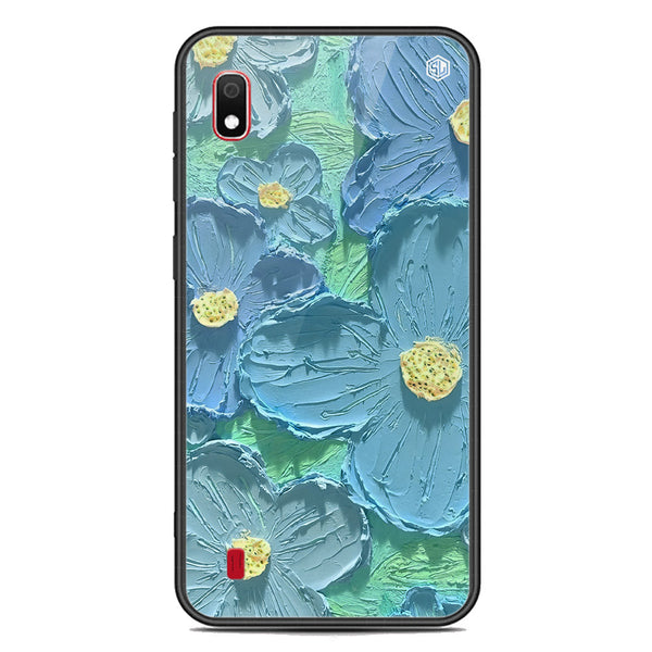 Floral Series Soft Phone Case - Premium Glass Case - Design 1 - Samsung Galaxy A10