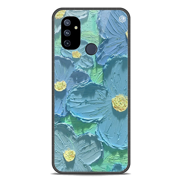 Floral Series Soft Phone Case - Premium Glass Case - Design 1 - OnePlus Nord N100