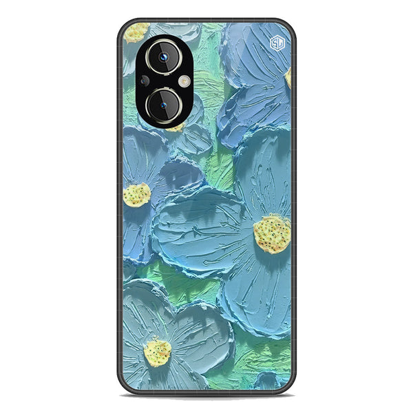 Floral Series Soft Phone Case - Premium Glass Case - Design 1 - OnePlus Nord N20 5G