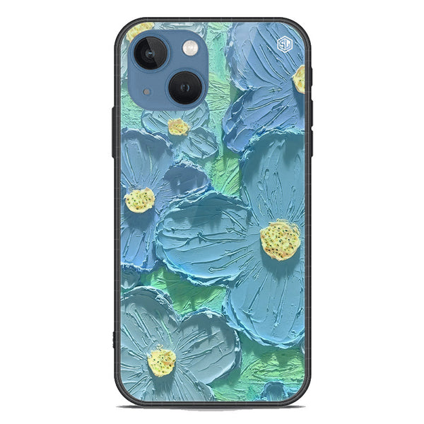 Floral Series Soft Phone Case - Premium Glass Case - Design 1 - iPhone 13