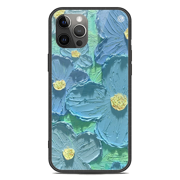 Floral Series Soft Phone Case - Premium Glass Case - Design 1 - iPhone 12 Pro Max