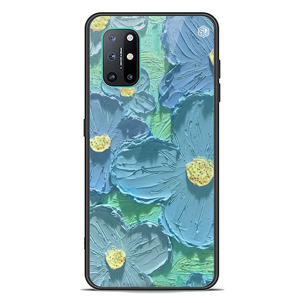 Floral Series Soft Phone Case - Premium Glass Case - Design 1 - OnePlus 8T