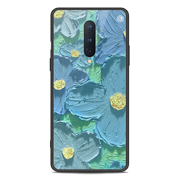 Floral Series Soft Phone Case - Premium Glass Case - Design 1 - OnePlus 8 4G