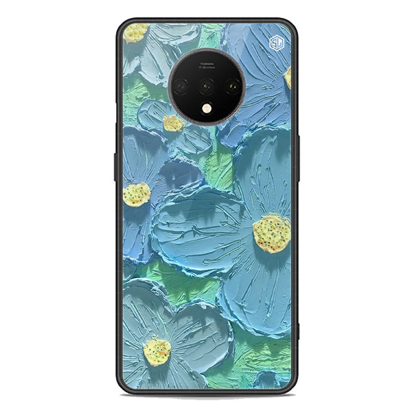 Floral Series Soft Phone Case - Premium Glass Case - Design 1 - OnePlus 7T