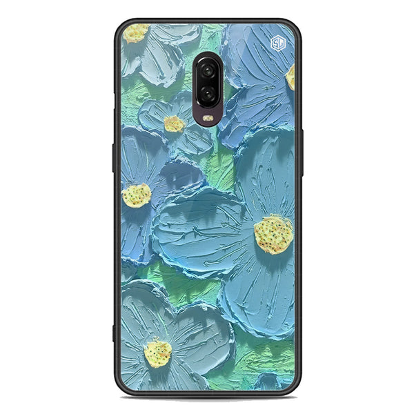 Floral Series Soft Phone Case - Premium Glass Case - Design 1 - OnePlus 6T