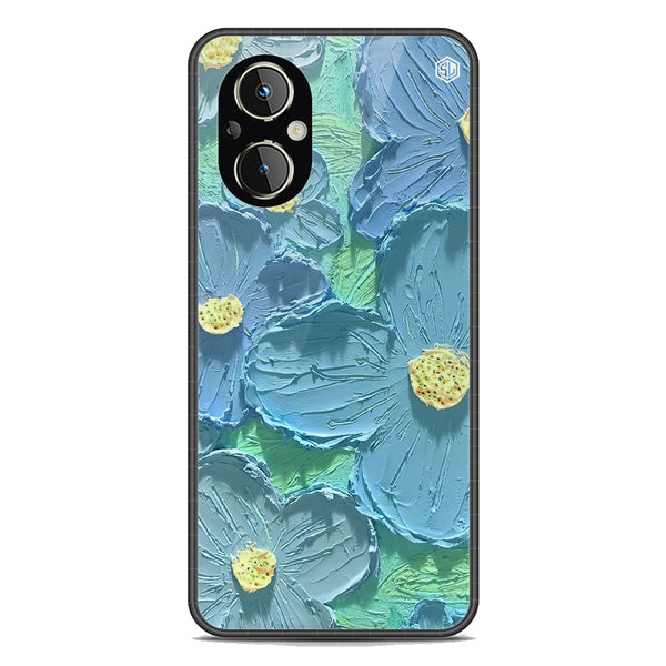 Floral Series Soft Phone Case - Premium Glass Case - Design 1 - Oppo Reno 7 Lite