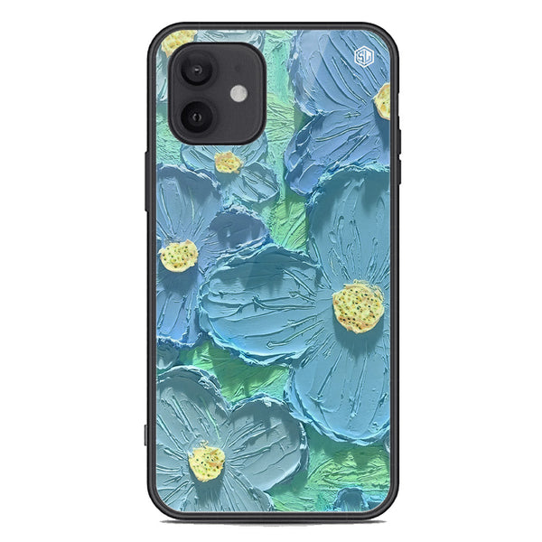 Floral Series Soft Phone Case - Premium Glass Case - Design 1 - iPhone 12