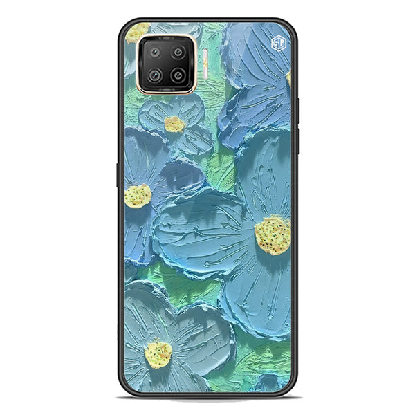 Floral Series Soft Phone Case - Premium Glass Case - Design 1 - Oppo Reno 4 Lite