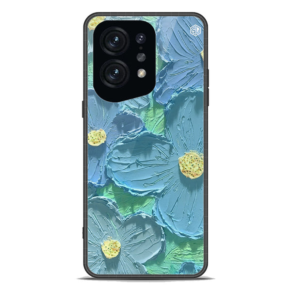 Floral Series Soft Phone Case - Premium Glass Case - Design 1 - Oppo Find X5