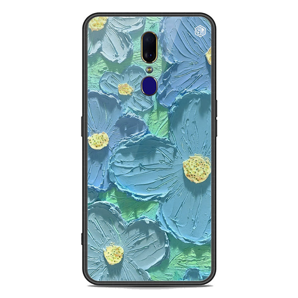 Floral Series Soft Phone Case - Premium Glass Case - Design 1 - Oppo F11