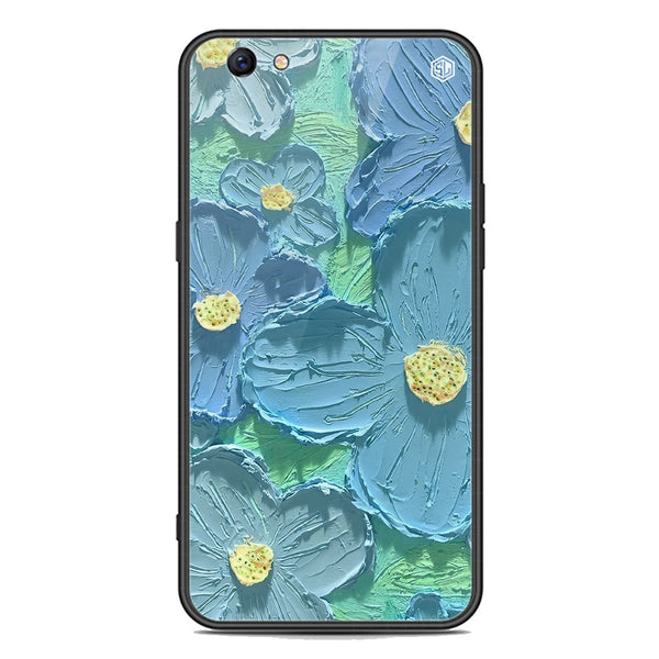 Floral Series Soft Phone Case - Premium Glass Case - Design 1 - Oppo F3 Plus