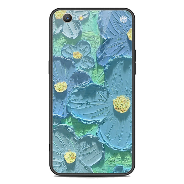 Floral Series Soft Phone Case - Premium Glass Case - Design 1 - Oppo F1S