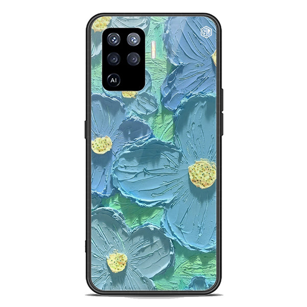 Floral Series Soft Phone Case - Premium Glass Case - Design 1 - Oppo A94