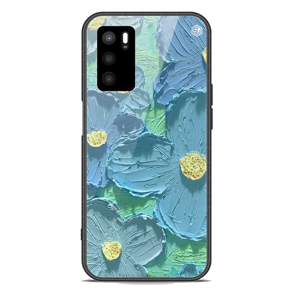 Floral Series Soft Phone Case - Premium Glass Case - Design 1 - Oppo A16s