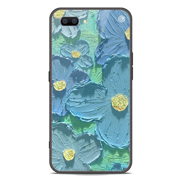 Floral Series Soft Phone Case - Premium Glass Case - Design 1 - Oppo A12e