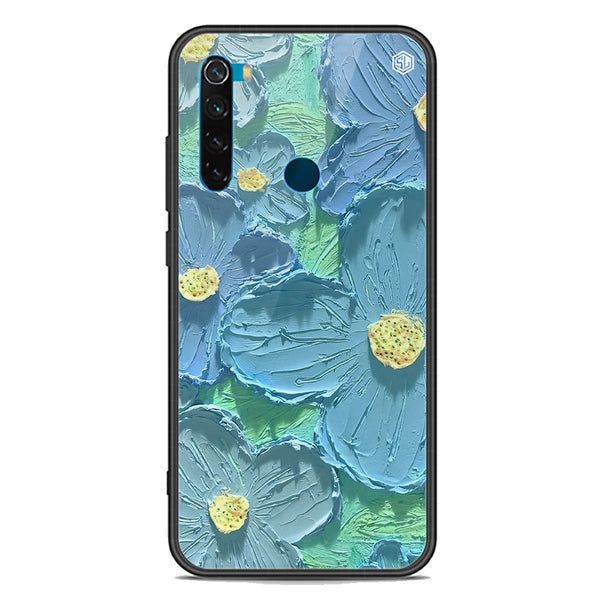 Floral Series Soft Phone Case - Premium Glass Case - Design 1 - Xiaomi Redmi Note 8