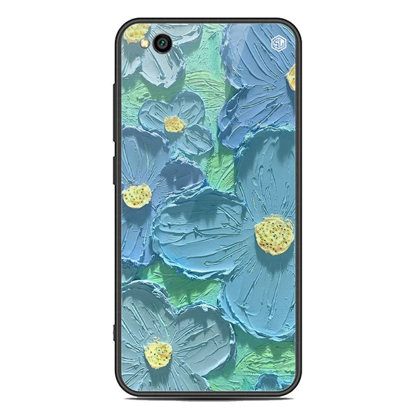 Floral Series Soft Phone Case - Premium Glass Case - Design 1 - Xiaomi Redmi Go