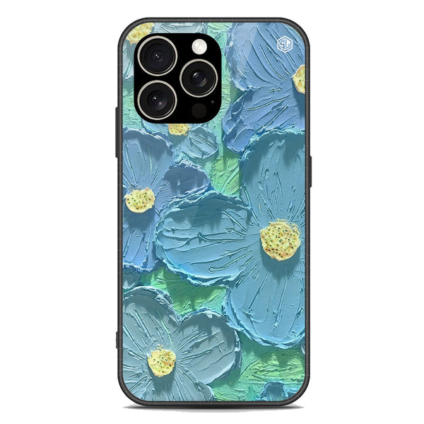 Floral Series Soft Phone Case - Premium Glass Case - Design 1 - iPhone 15 Pro