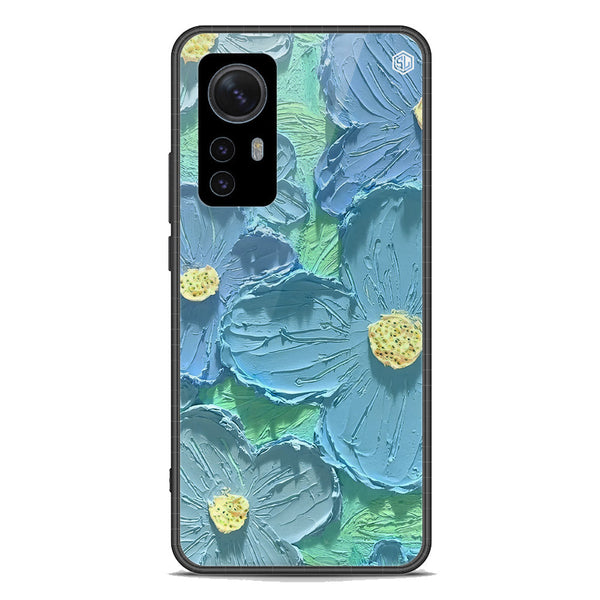 Floral Series Soft Phone Case - Premium Glass Case - Design 1 - Xiaomi 12S Pro