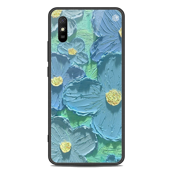 Floral Series Soft Phone Case - Premium Glass Case - Design 1 - Xiaomi Redmi 9A