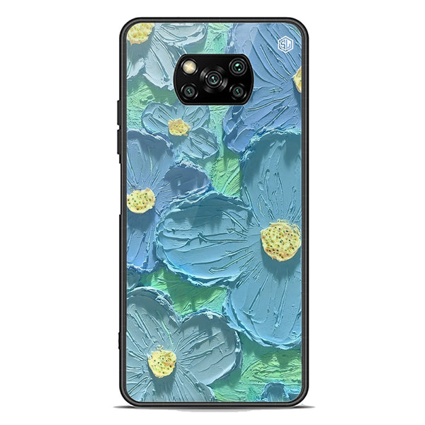 Floral Series Soft Phone Case - Premium Glass Case - Design 1 - Xiaomi Poco X3